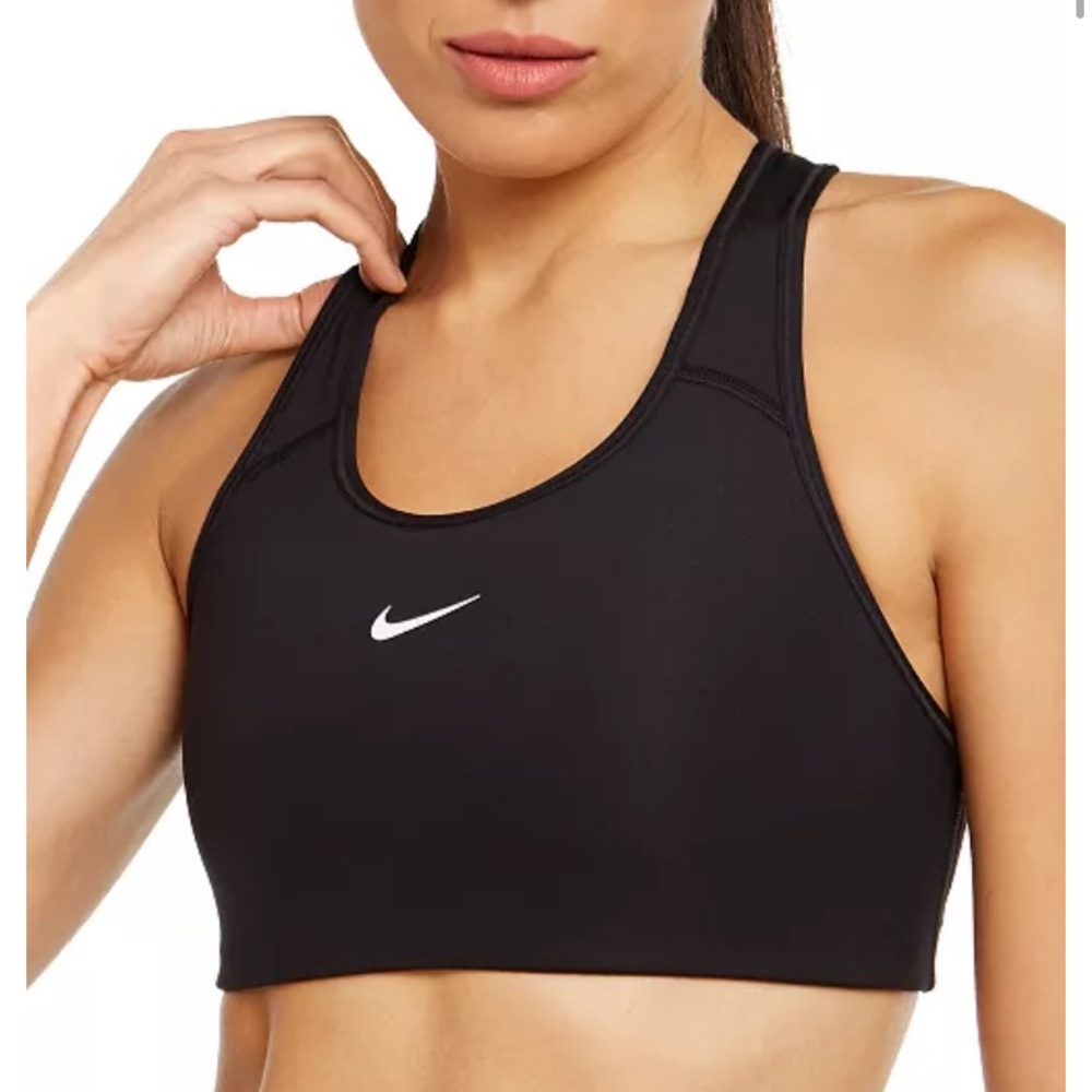 black nike sports bra